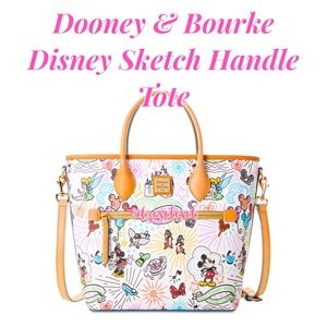 Dooney & Bourke Sketch Handle Tote Bag NWT Walt Disney World Parks Disney NWT